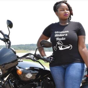 Women motorcycle tshirt